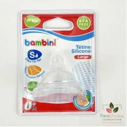 BAMBINI TETINE SILICONE LARGE 1ER AGE 415