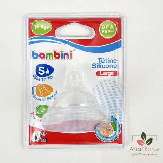 BAMBINI TETINE SILICONE LARGE 1ER AGE - 415