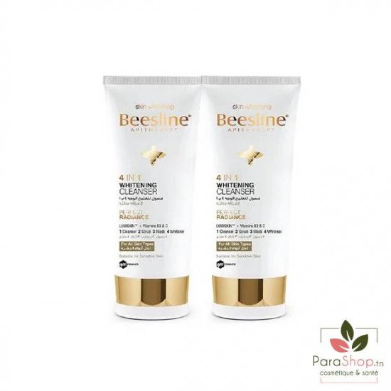 BEESLINE COFFRET Gel Nettoyant Eclaircissant Visage 4EN1 +1 OFFERT BEESLINE COFFRET Gel Nettoyant Eclaircissant Visage 4EN1 +1 OFFERT