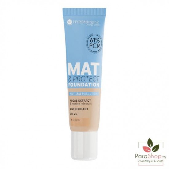 Bell HYPO MAT & PROTECT Fond de teint SPF25 - 06 Caramel