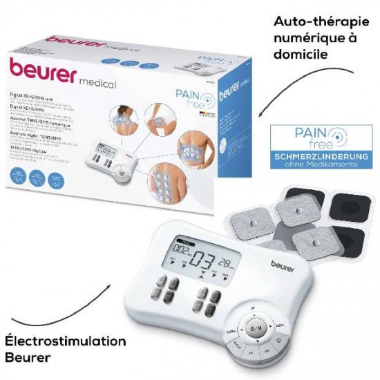 BEURER EM 80 3 in 1 Electrostimulateur TENS/EMS Numerique 