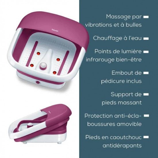BEURER FB 30 Bain Bouillonnant pour les Pieds 