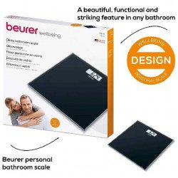 Beurer GS 10 Black Pèse Personne en Verre