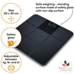 BEURER GS 235 Pese Personne en Verre BEURER GS 235 Pese Personne en Verre