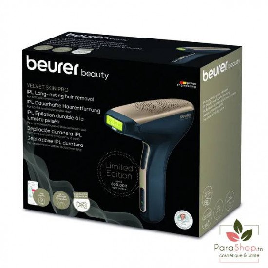 BEURER IPL 8800 Velvet Skin Pro Black - Epilateur à la lumière pulsée BEURER IPL 8800 Velvet Skin Pro Black - Epilateur à la lumière pulsée