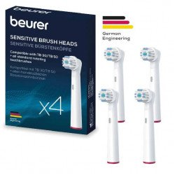 BEURER TB 30 / TB 50 Tete de Brosse a Dents Sensitive X4