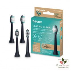 BEURER Tetes de Brosse a Dents SC Classic Clean 4xGP - 10521 BEURER Tetes de Brosse a Dents SC Classic Clean 4xGP - 10521