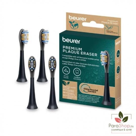 BEURER Tetes de Brosse a Dents SC Premium Plaque Eraser 4xGP - 10522 BEURER Tetes de Brosse a Dents SC Premium Plaque Eraser 4xGP - 10522