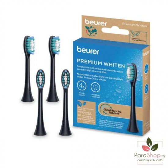 BEURER Tetes de Brosse a Dents SC Premium Whiten 4xGP - 10531 BEURER Tetes de Brosse a Dents SC Premium Whiten 4xGP - 10531