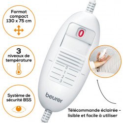 BEURER UB 30 Housse chauffante BEURER UB 30 Housse chauffante