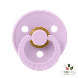 BIBS 02 SUCETTES COLOUR NATURAL RUBBER VIOLET SKY PUMPKIN SIZE 1