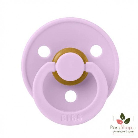 BIBS 02 SUCETTES COLOUR NATURAL RUBBER VIOLET SKY PUMPKIN SIZE 1