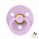 BIBS 02 SUCETTES COLOUR NATURAL RUBBER VIOLET SKY PUMPKIN SIZE 1