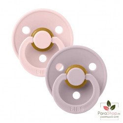 BIBS 02 SUCETTES PACIFIER BLOSSOM DUSKY LILAC SIZE 2