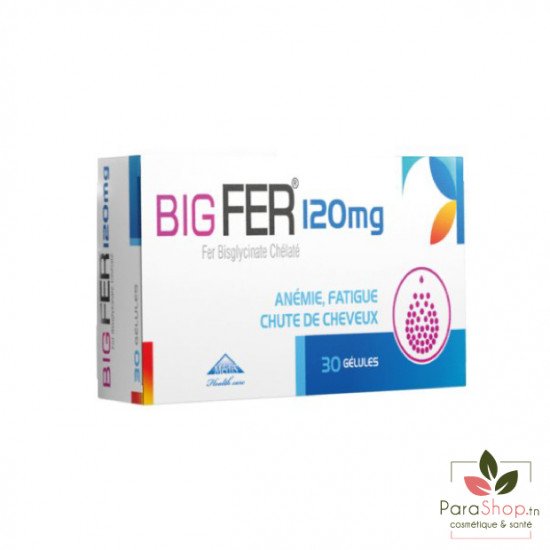 BIG FER 120MG 30 Gelules