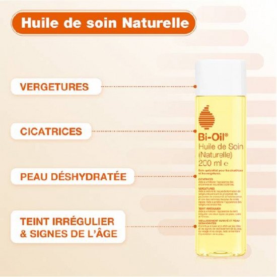 BIO OIL HUILE DE SOIN NATURELLE 200ML BIO OIL HUILE DE SOIN NATURELLE 200ML