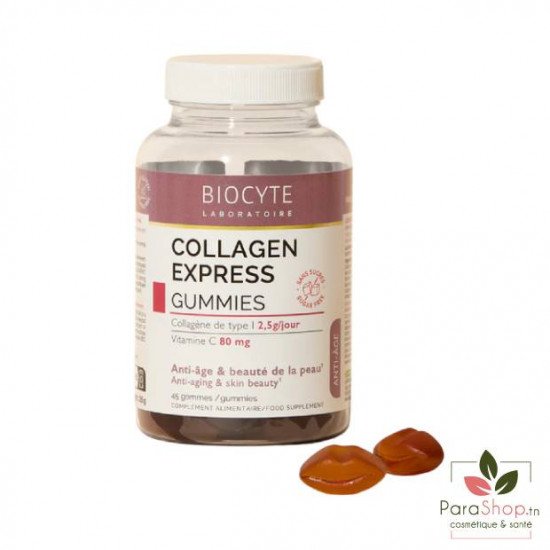 BIOCYTE COLLAGEN EXPRESS 45 GUMMIES BIOCYTE COLLAGEN EXPRESS 45 GUMMIES