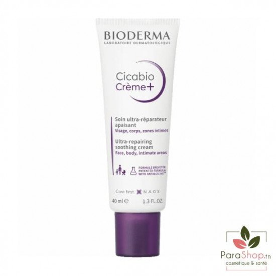BIODERMA CICABIO CREME+ SOIN ULTRA REPARATEUR APAISANT 40ML BIODERMA CICABIO CREME+ SOIN ULTRA REPARATEUR APAISANT 40ML