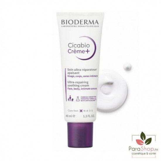 BIODERMA CICABIO CREME+ SOIN ULTRA REPARATEUR APAISANT 40ML BIODERMA CICABIO CREME+ SOIN ULTRA REPARATEUR APAISANT 40ML
