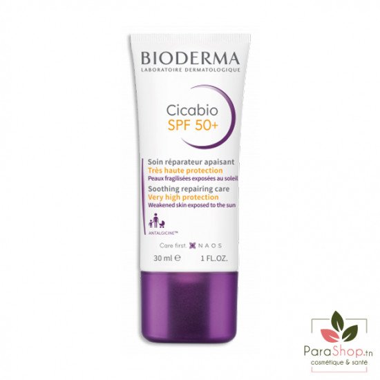 BIODERMA CICABIO SPF50+ SOIN REPARATEUR APAISANT 30ML