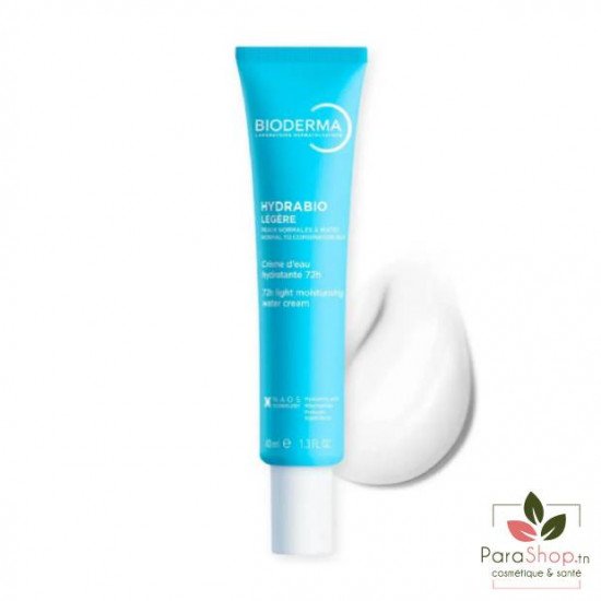 BIODERMA Hydrabio Creme d'eau Hydratante Legere 72h 40ML BIODERMA Hydrabio Creme d'eau Hydratante Legere 72h 40ML