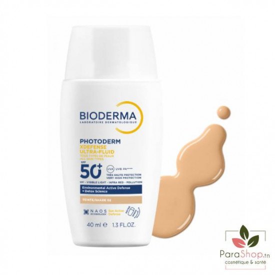 BIODERMA Photoderm Xdefense Ultra Fluid SPF50+ Teinte 02 BIODERMA Photoderm Xdefense Ultra Fluid SPF50+ Teinte 02