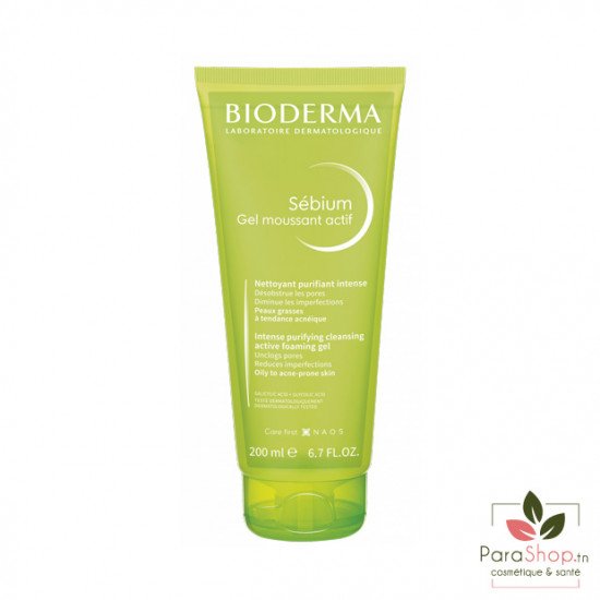 BIODERMA SEBIUM GEL MOUSSANT ACTIF 200ML