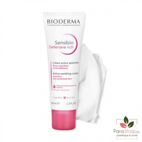 BIODERMA SENSIBIO Defensive Rich creme active apaisante 40ML