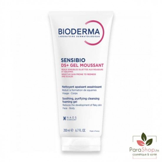 BIODERMA SENSIBIO DS+ GEL MOUSSANT APAISANT 200ML BIODERMA SENSIBIO DS+ GEL MOUSSANT APAISANT 200ML
