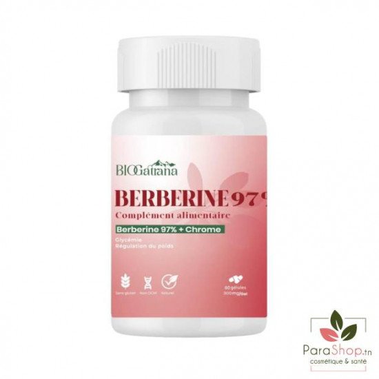 BIOGATRANA BERBERINE 97% + CHROME 60 GELULES