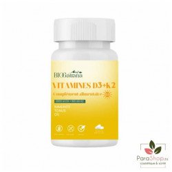 BIOGATRANA Vitamines D3+K2 60 GELULES