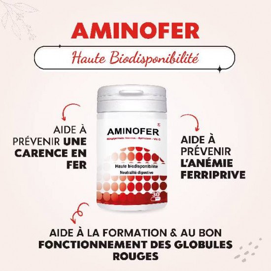 BIOHEALTH AMINOFER 30 Gelules