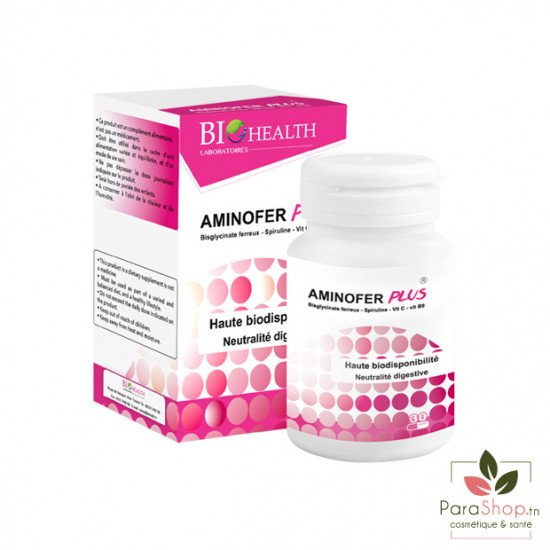 BIOHEALTH AMINOFER PLUS 30 Gelules