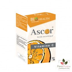 BIOHEALTH ASCOR VITAMINE C 30 GELULES BIOHEALTH ASCOR VITAMINE C 30 GELULES