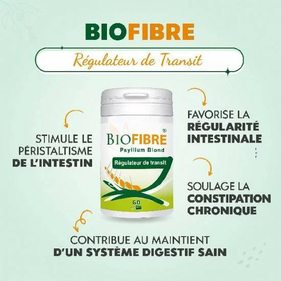 BIOHEALTH BIOFIBRE 60 Gelules | Tunisie