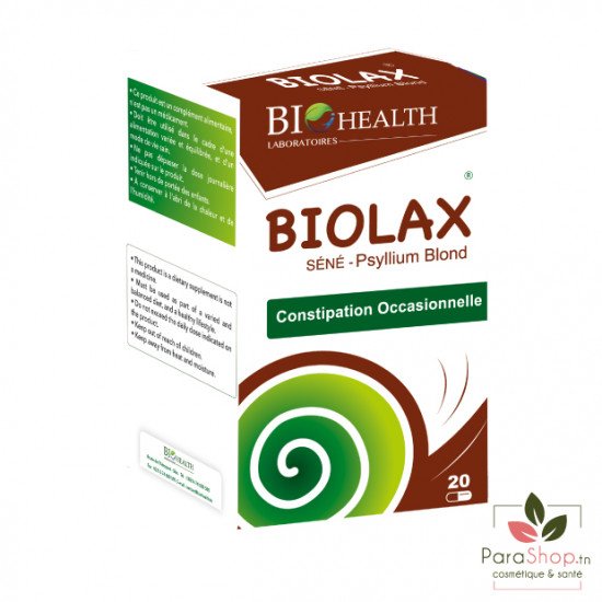 BIOHEALTH BIOLAX 20 GELULES