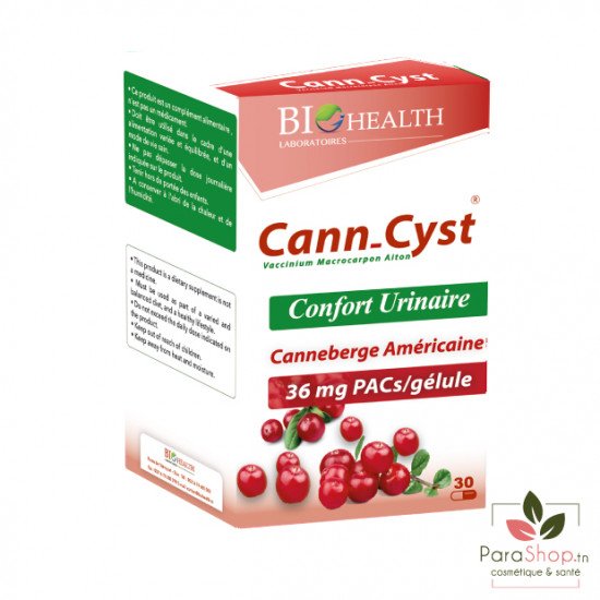 BIOHEALTH CANN CYST 30 GELULES