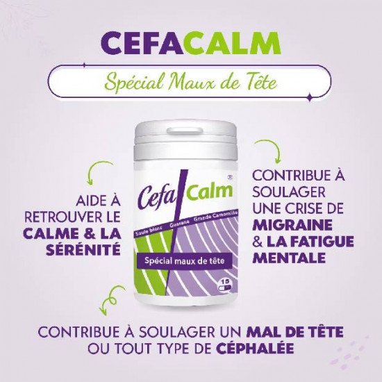 BIOHEALTH CEFACALM 15 Gelules