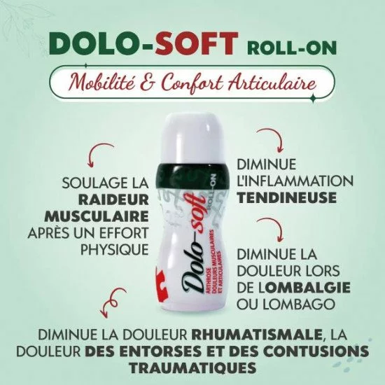 BIOHEALTH DOLO SOFT ROLL ON 50GR | Tunisie