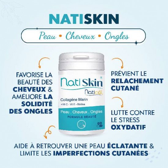 BIOHEALTH NATISKIN 60 GELULES