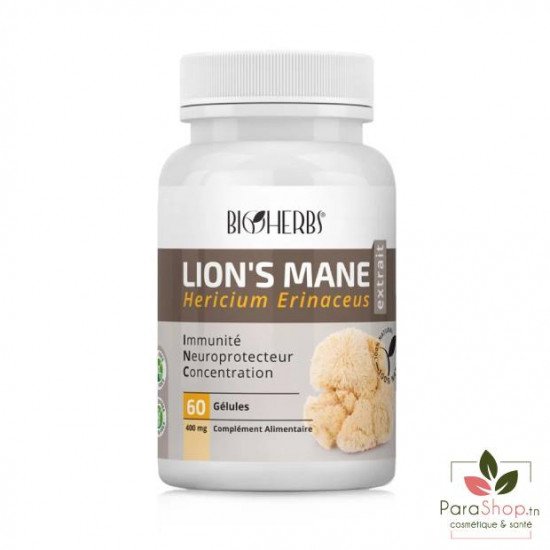 BIOHERBS LION’S MANE 60 GELULES
