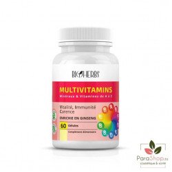 BIOHERBS Multivitamines 60 GELULES BIOHERBS Multivitamines 60 GELULES