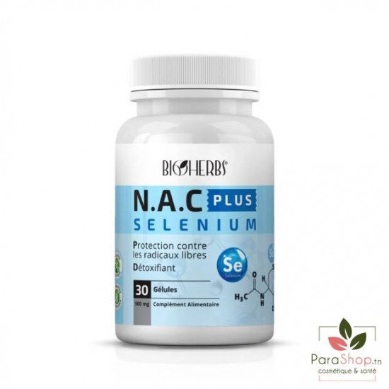 BIOHERBS N.A.C PLUS SELENIUM 30 GELULES
