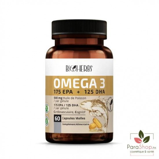 BIOHERBS OMEGA 3 60 CAPSULES BIOHERBS OMEGA 3 60 CAPSULES