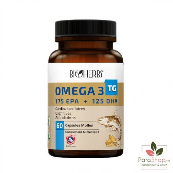 BIOHERBS OMEGA 3 TG 60 CAPSULES