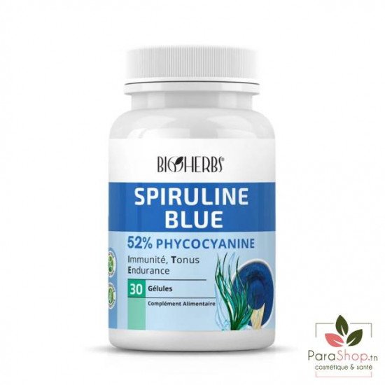 BIOHERBS Spiruline Bleu 30 GELULES BIOHERBS Spiruline Bleu 30 GELULES
