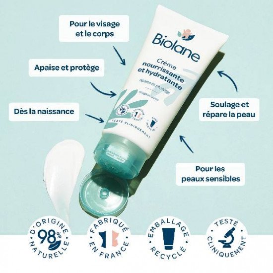 BIOLANE Creme Nourrissante et Hydratante 100ML