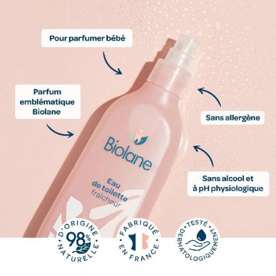 Biolane Eau de Toilette Fraicheur 200ML