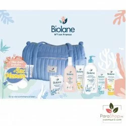 BIOLANE SAC MAMAN MATELASSE BLEU