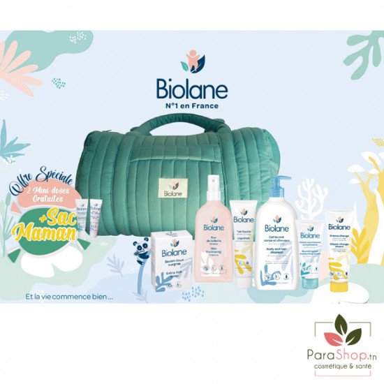 BIOLANE SAC MAMAN MATELASSE VERT